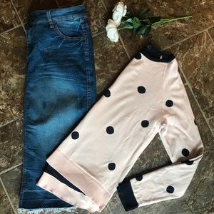 💗Pink & Navy Sweater💗